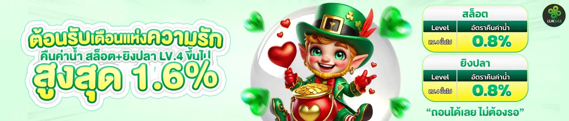luk666 สล็อตเว็บตรง แตกง่าย ฝากถอนออโต้ ไม่มีขั้นต่ำ รองรับวอเลท ครบทุกค่ายดัง